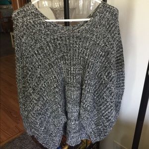 Grey Fitted Sweater (Fits Snug)